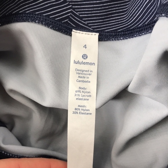 Lululemon Speed Up Crop (21") Etch Hail Midnight - Picture 6 of 6